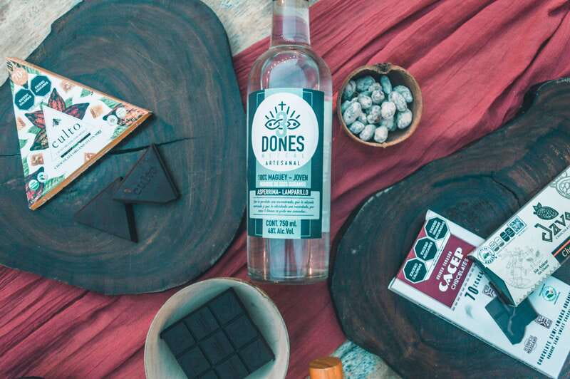 Artisanal Mezcal & Fine Chocolate Tasting - Fruit, snacks, and a traditional way to taste
