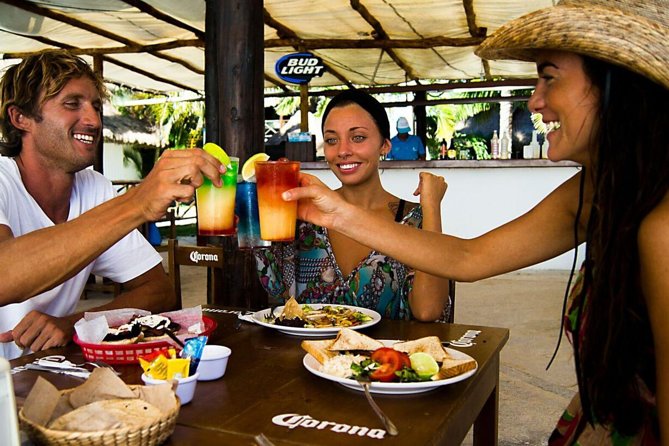 ATV Seashore + Cenote Combo: Mezcalitos & Mayan Cenote Experience - Lunch and water time at Playa Uvas