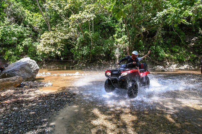 ATV Tour in Puerto Vallarta, waterfall and tequila tasting. - The dusty ride through rural Jalisco