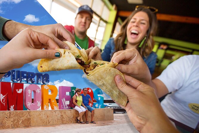 Beachside Tacos & Town Tour with Tequila Tasting From Cancun - What you eat, from fish tacos to Yucatecan pork