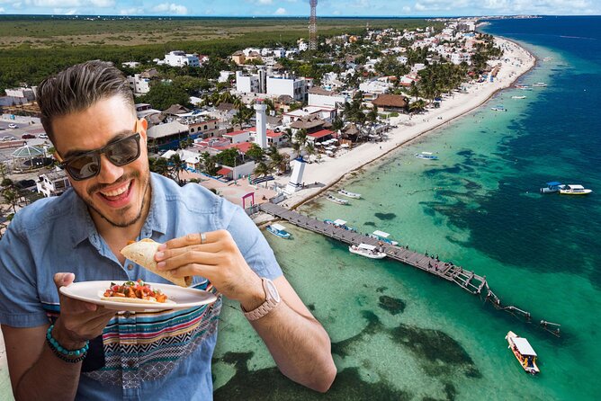 Beachside Tacos & Town Tour with Tequila Tasting From Cancun - Browsing the Mercado de Artesanias