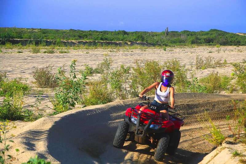 Cabo: Beach & Desert Single ATV Tour with Tequila Tasting - Migriño Beach is the highlight
