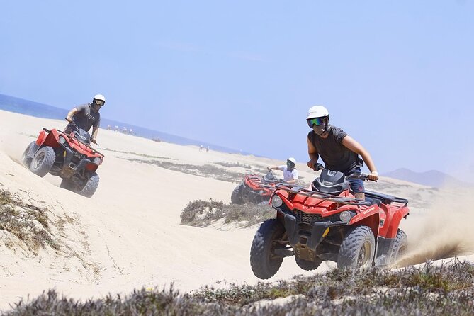 Cabo’s Best ATV Tour – Desert, Beach Ride & Tequila Tasting - Riding from Cabo into the desert