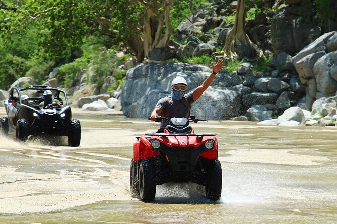Cabo’s Best ATV Tour – Desert, Beach Ride & Tequila Tasting - Playa Migrino and the Pacific beach stop