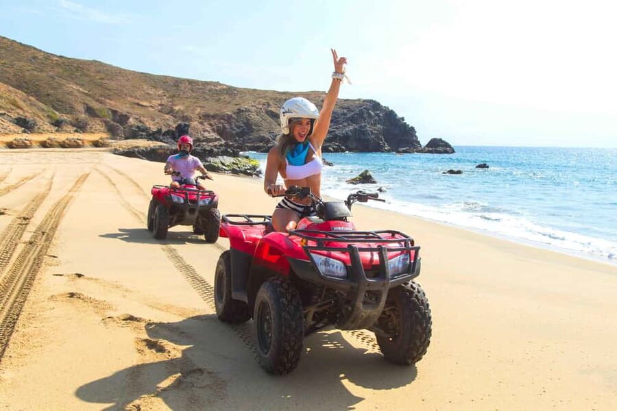 Cabo San Lucas: Beach & Desert ATV Tour with Tequila Tasting - From Cabo’s hotels to Baja’s open trails