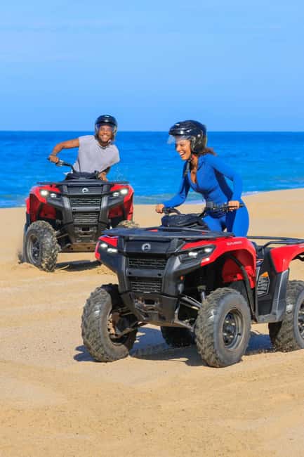 Cabo San Lucas: Beach & Desert ATV Tour with Tequila Tasting - Who should choose a single ATV or double ATV?
