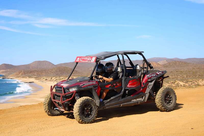 Cabo San Lucas: Tour en UTV playa desierto y tequila tasting - Reaching Migriño Beach by RZR