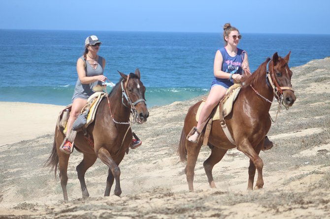 Cabo White Sand Horseback Riding Tour and Tequila Tasting - Reaching the Pacific beach