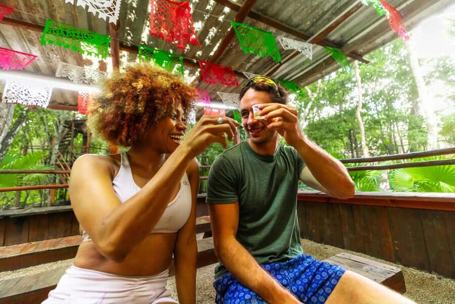 Cancún: Cenotes Adventure with Tequila Tasting & Mayan Snack - Three cenotes, one easy half-day adventure