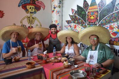 Cooking classes + margaritas and mezcal tasting