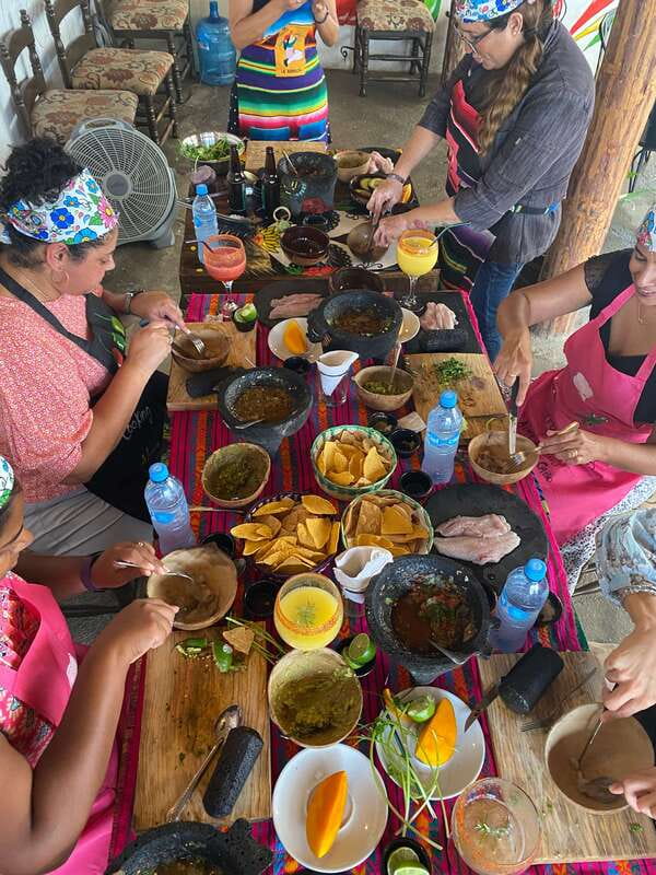 Costa Maya :Cooking Class +Margaritas & Mezcal tasting - The open bar is a major part of the value