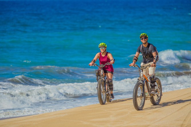 Electric Bike Beach Adventure with Tequila Tasting and Lunch - Beach riding is the fun part, but sand matters