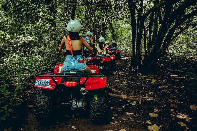 Family ATV Cenote Five Zip Lines Photos Taco Lunch Tequila Taste - Taco lunch around noon