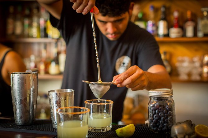 Food & Mixology Tour:Tequila,Tacos, Mezcal and Agave Cocktails - Zapata Antojeria y Bar and the paloma lesson