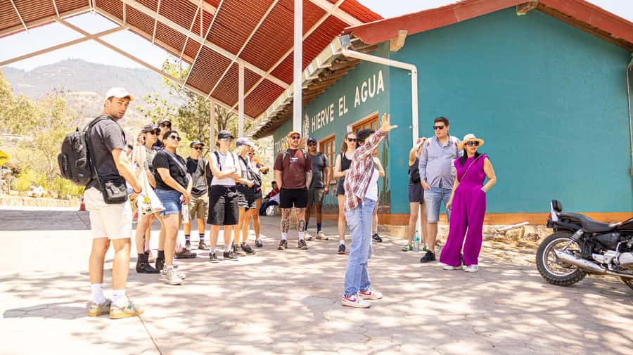 From Oaxaca de Juarez: Hierve el Agua and Mezcal Distillery - Three hours to walk, swim, and eat