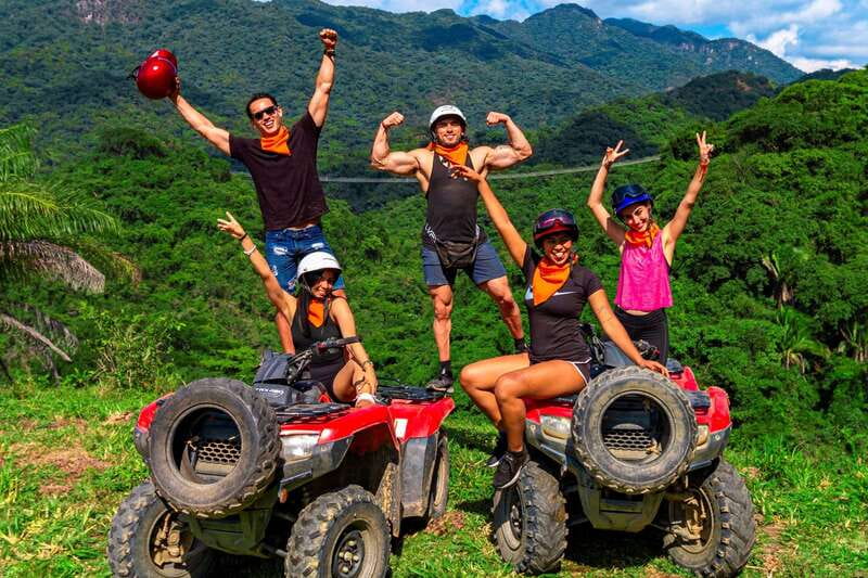 From Puerto & Nuevo Vallarta: ATV Tour with Tequila Tasting - From Puerto Vallarta roads to Sierra Madre trails