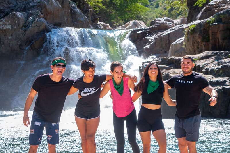 From Puerto & Nuevo Vallarta: ATV Tour with Tequila Tasting - The descent to El Salto waterfall
