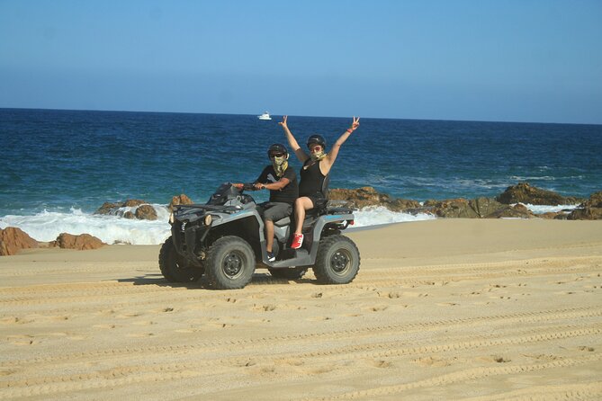 Los Cabos Beach & Desert Tour in Automatic ATV + Tequila Tasting - Safety briefing, equipment, and the extra costs