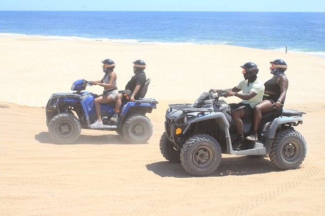 Los Cabos Beach & Desert Tour in Automatic ATV + Tequila Tasting - Group rides, private tours, and pace
