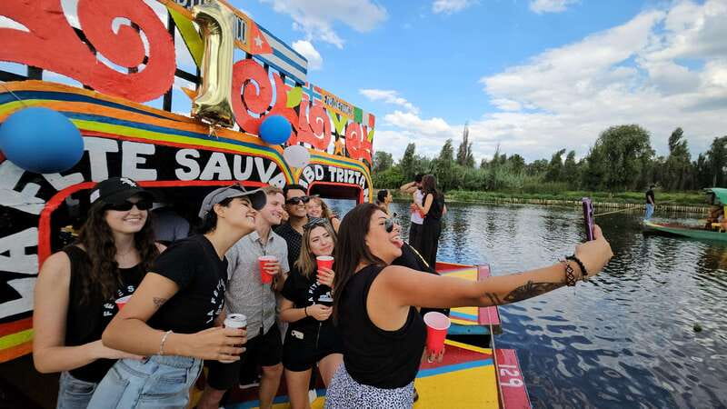 Mexico: Xochimilco Boat Party with Tequila Shots - Why Xochimilco works so well for a social boat party