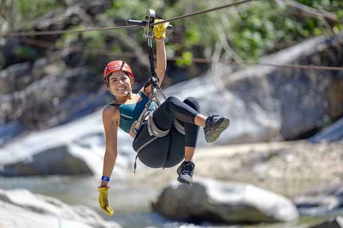 Puerto Vallarta Best Zipline Canopy + Tequila and Speed Boat Ride - Swimming, kayaking, waterslides, and animals