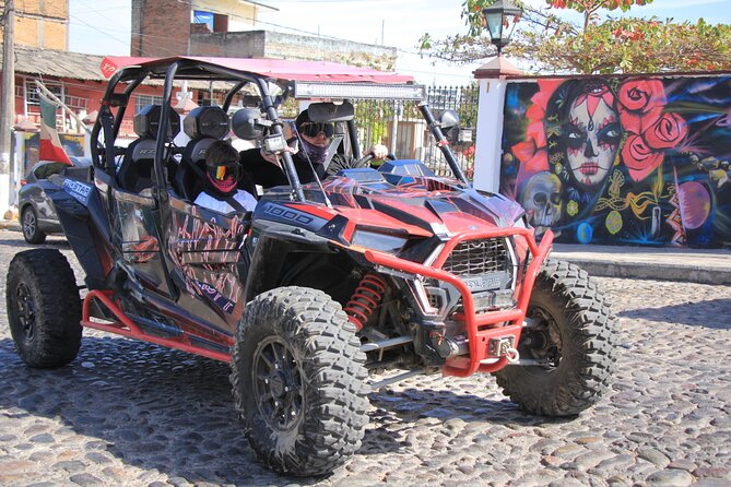 RZR(Side by Side) Tour Rio Cuale Sierra Madre Mountains & tequila - The open-fire restaurant stop