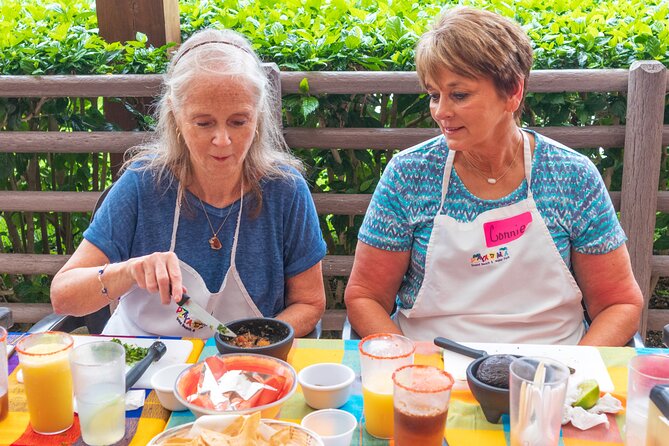 Shake It Up- Dance & Salsa Tequila Experience With Transfer - Making guacamole, pico de gallo, and tomatillo salsa