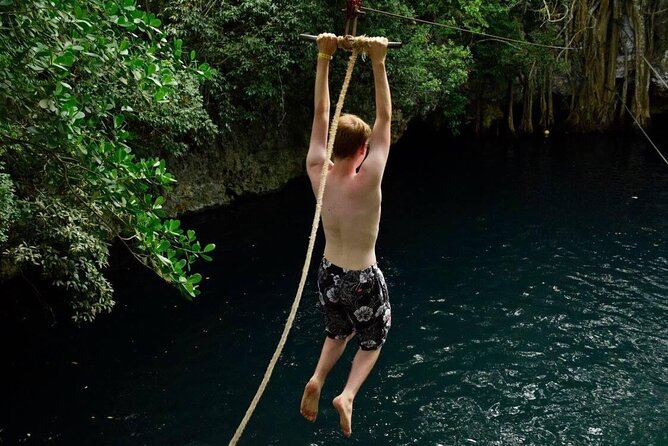 Tequila Tasting, Horseback Riding,ATV, Ziplines Cenote and Lunch - ATV riding on a dusty jungle circuit